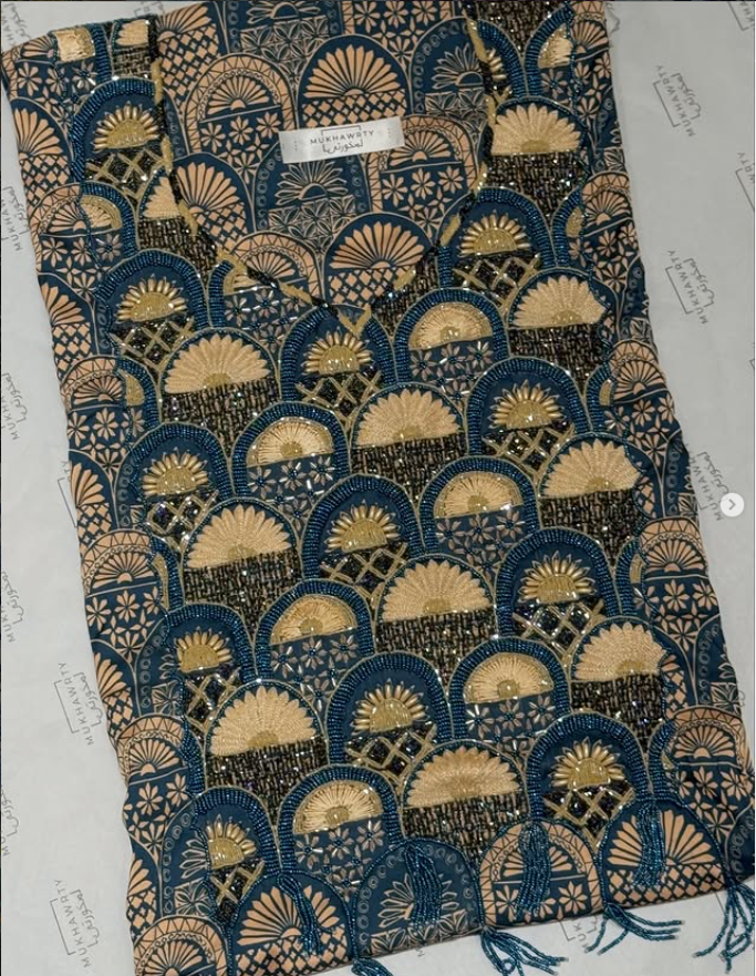 حرير مع كراكيش خرز